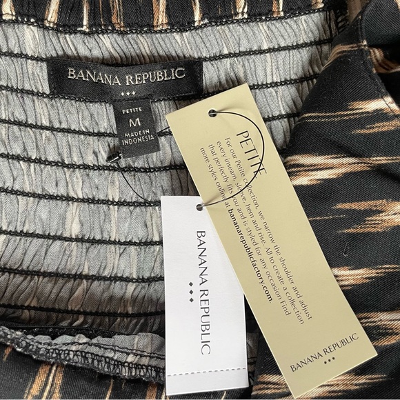 NWT Banana Republic Black Strappy Sundress size Petite M - Picture 5 of 16